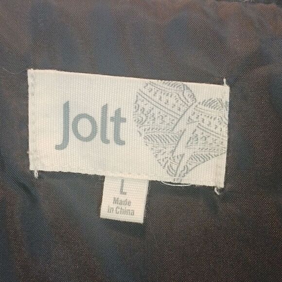 Jolt ombre cream/ chocolate brown faux fur sleeveless vest size large - Picture 10 of 10